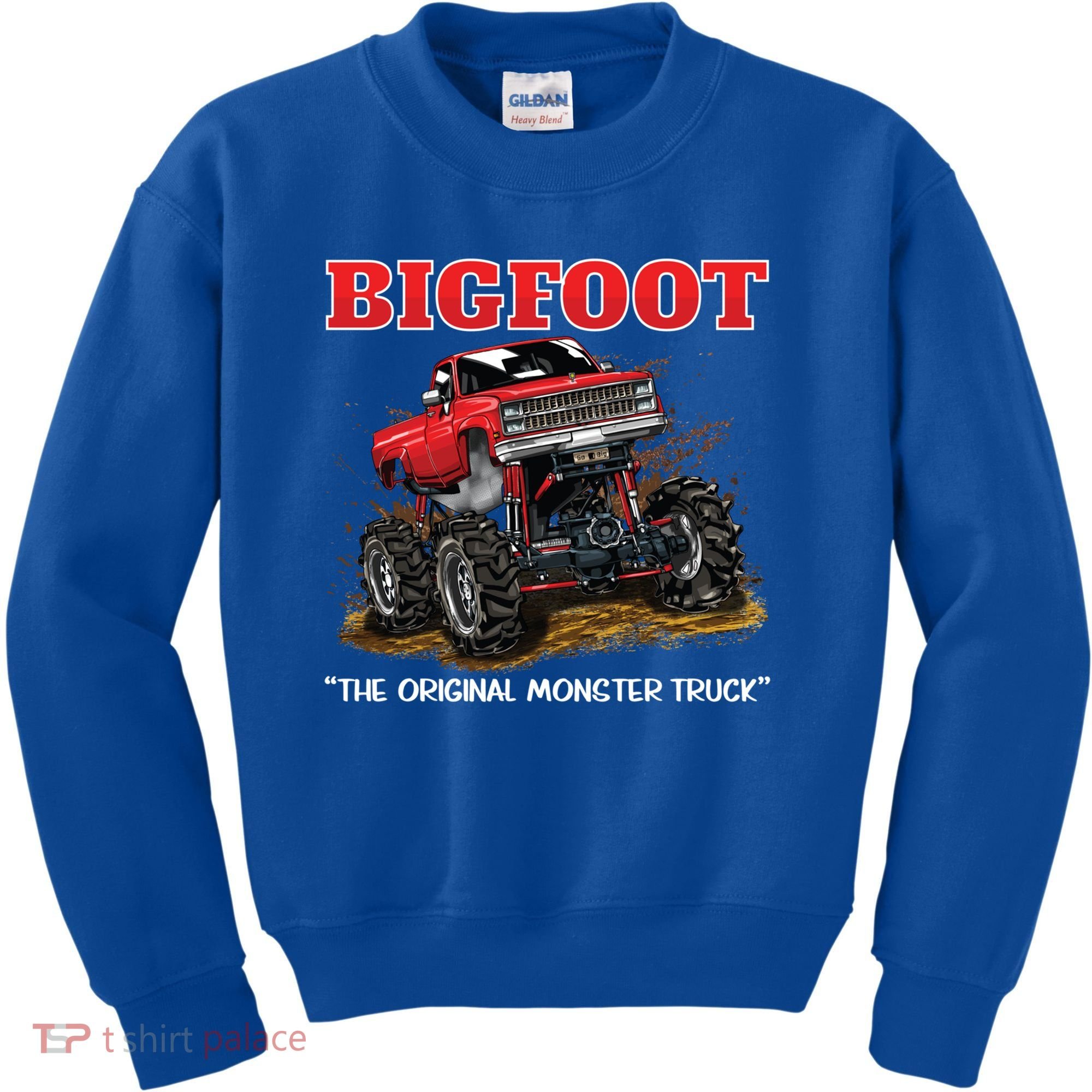 Big Foot Original Monster Truck Gift Kids Sweatshirt