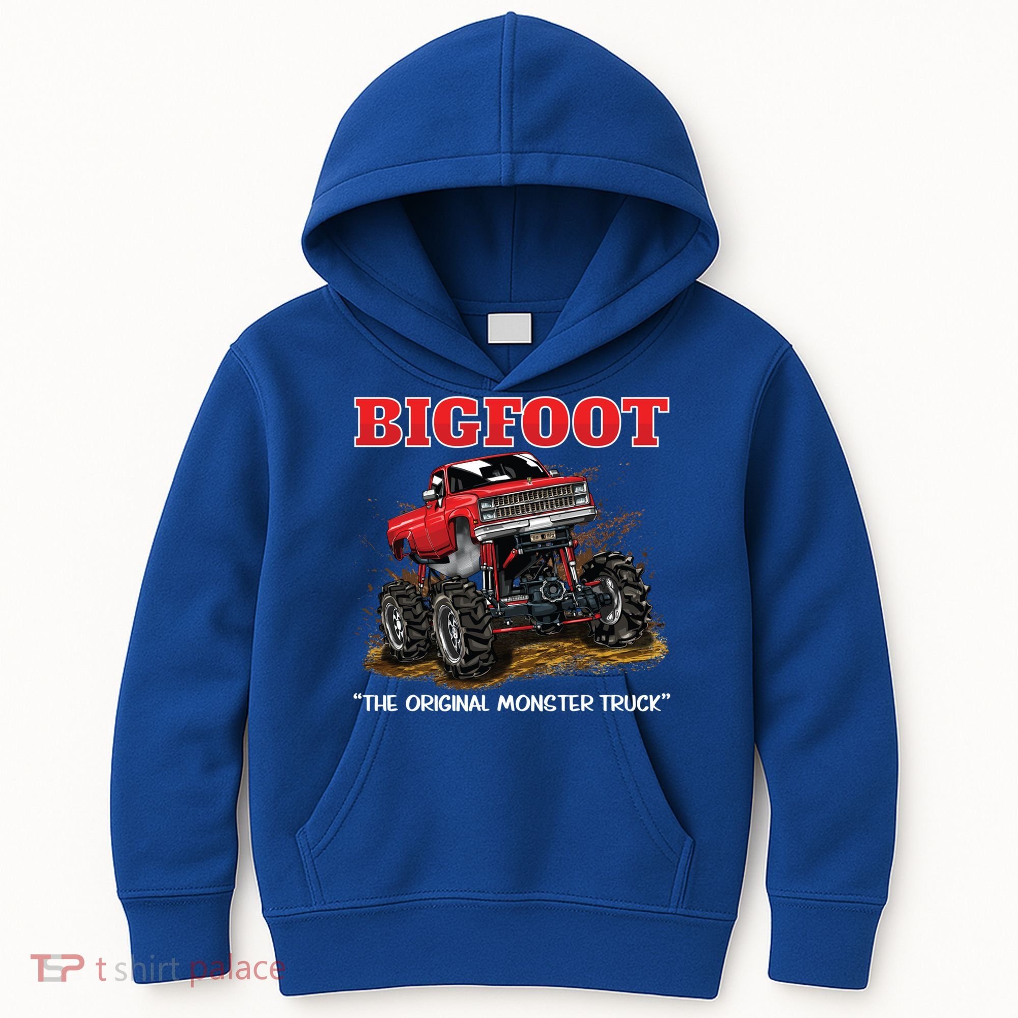 Big Foot Original Monster Truck Gift Kids Hoodie