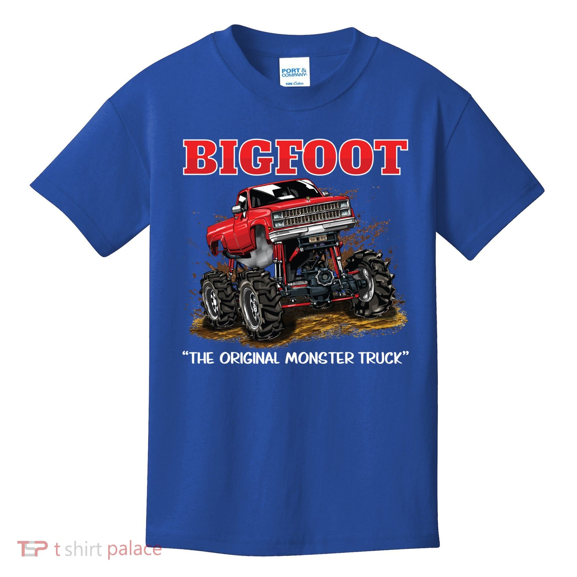 Big Foot Original Monster Truck Gift Kids T-Shirt