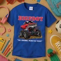 Big Foot Original Monster Truck Gift Kids T-Shirt thumb 3