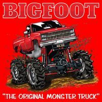 Big Foot Original Monster Truck Gift Santa Hat thumb 1