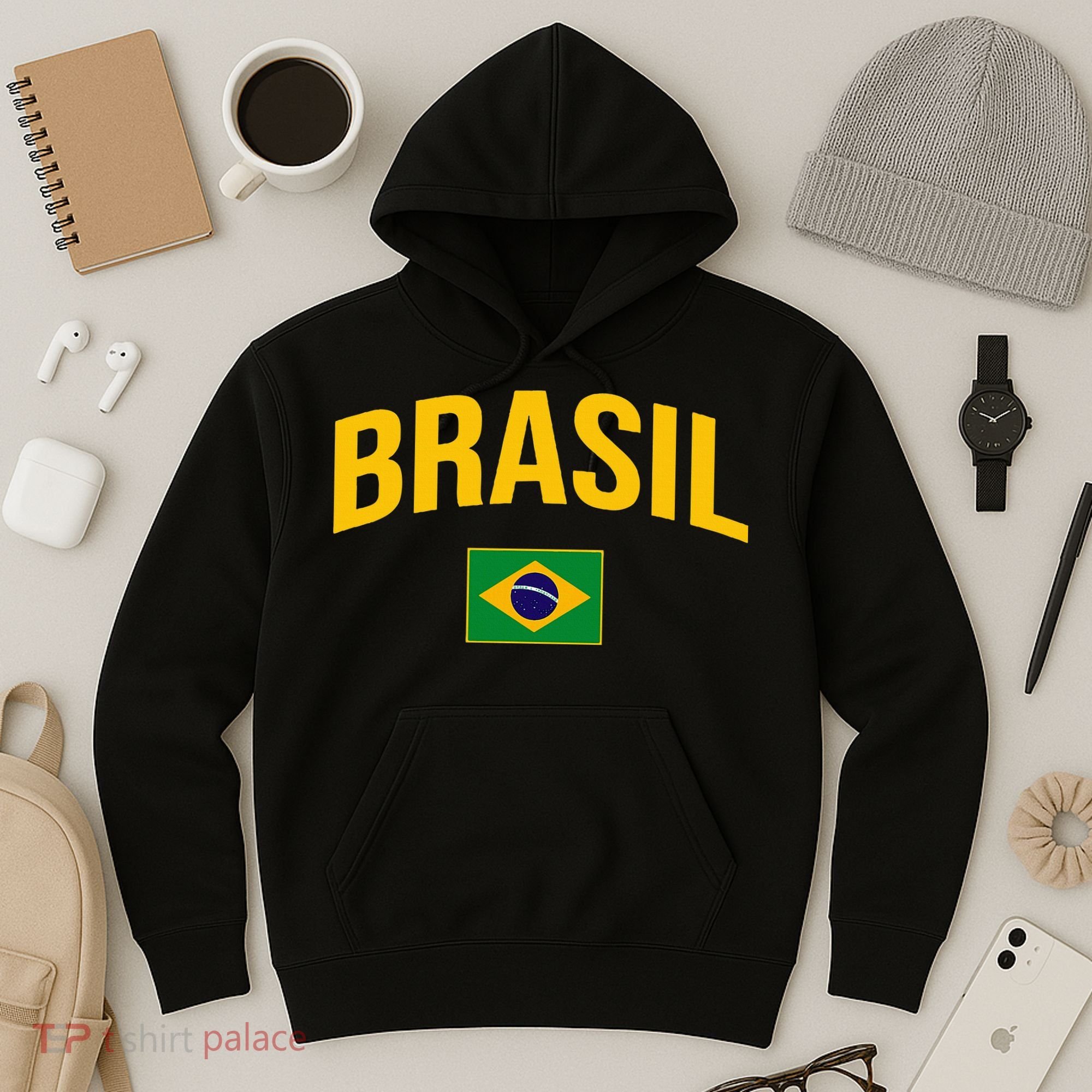 Brasil Flag Of Brazil Hoodie