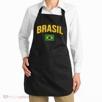 Brasil Flag Of Brazil Apron thumb 2