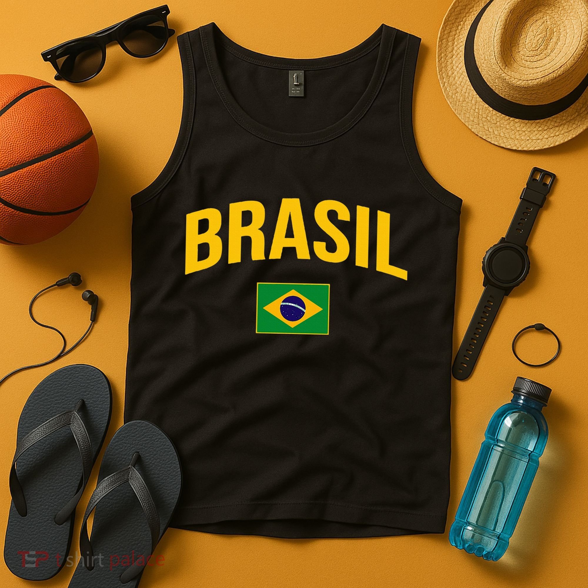 Brasil Flag Of Brazil Tank Top