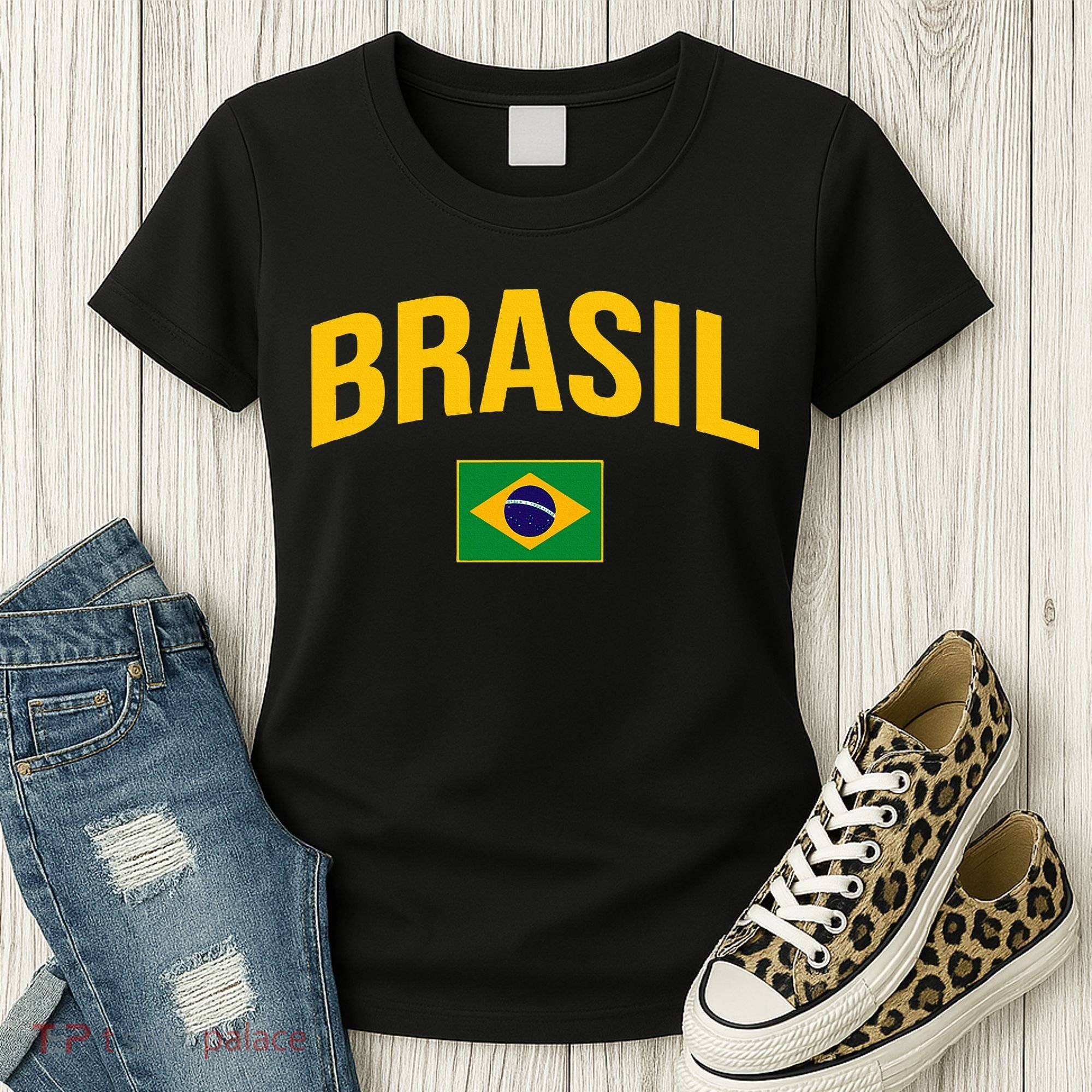 Brasil Flag Of Brazil Women's T-Shirt