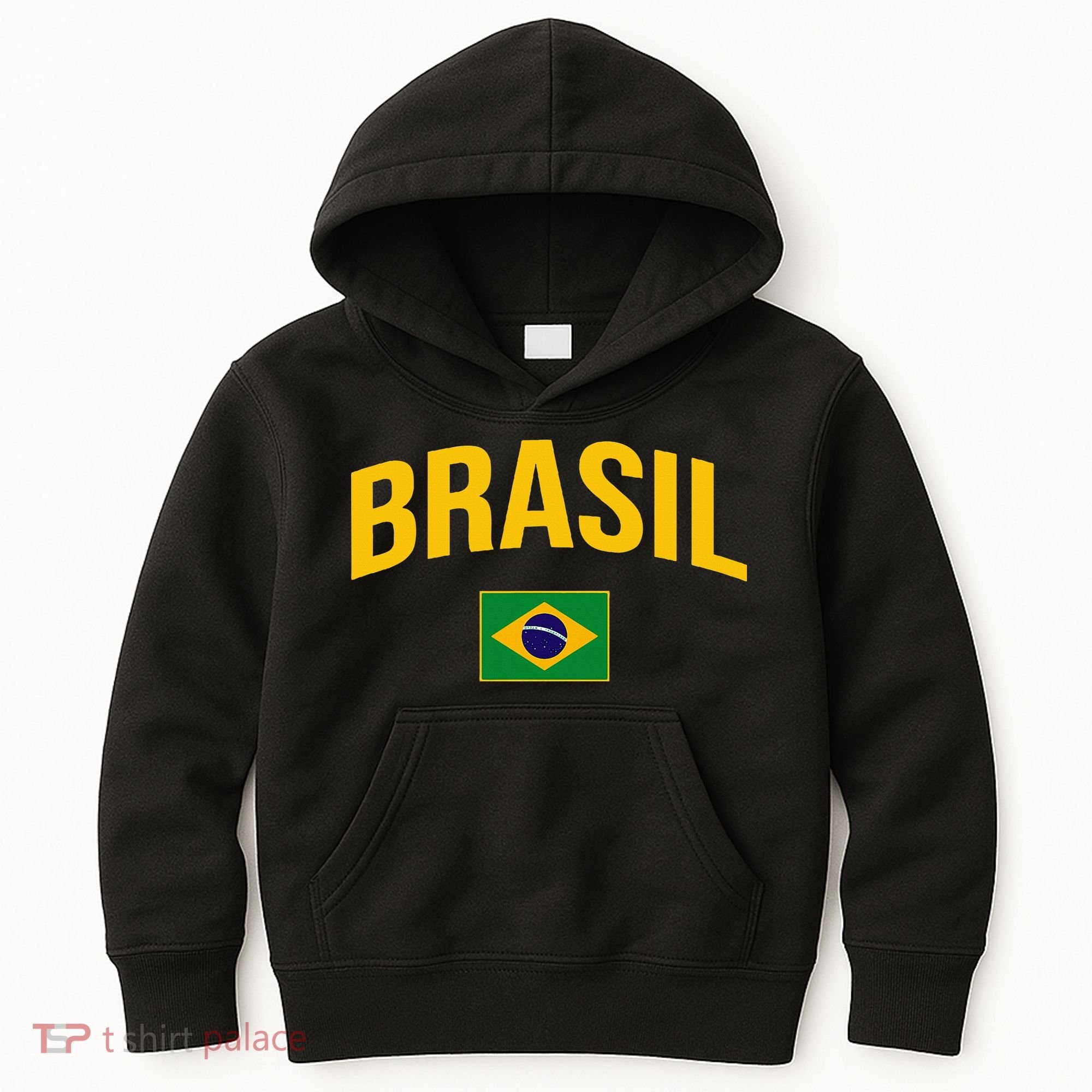 Brasil Flag Of Brazil Kids Hoodie