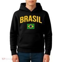 Brasil Flag Of Brazil Kids Hoodie thumb 4
