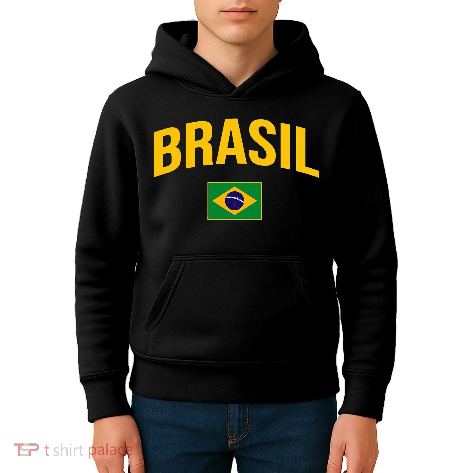 Brasil Flag Of Brazil Kids Hoodie