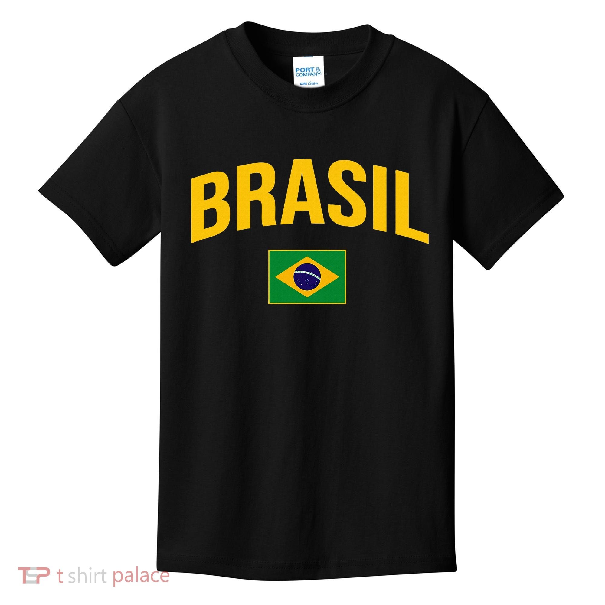 Brasil Flag Of Brazil Kids T-Shirt