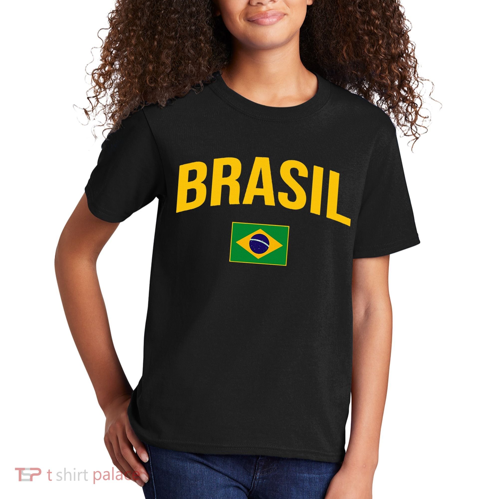 Brasil Flag Of Brazil Kids T-Shirt