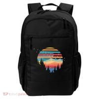 Birds Flying Over Sunset Backpack thumb 0