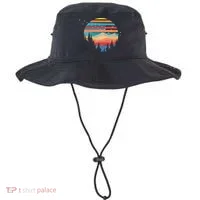 Birds Flying Over Sunset Bucket Hat thumb 0