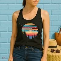 Birds Flying Over Sunset Women's Tank Top thumb 2