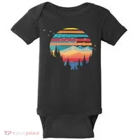 Birds Flying Over Sunset Baby Bodysuit thumb 0