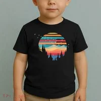 Birds Flying Over Sunset Toddler T-Shirt thumb 2