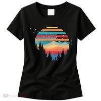 Birds Flying Over Sunset Women's T-Shirt thumb 0