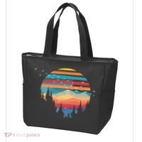 Birds Flying Over Sunset Tote Bag thumb 3