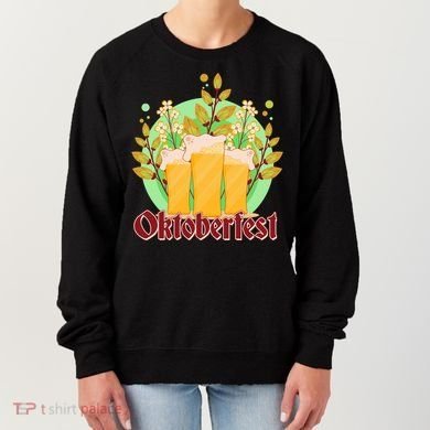 Boho Floral Oktoberfest Beers Women's Sweatshirt