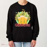 Boho Floral Oktoberfest Beers Women's Sweatshirt thumb 0