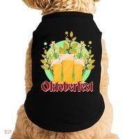 Boho Floral Oktoberfest Beers Doggie Tank thumb 0