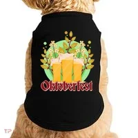 Boho Floral Oktoberfest Beers Doggie Tank thumb 0