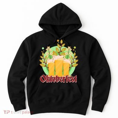 Boho Floral Oktoberfest Beers Hoodie