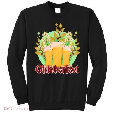 Boho Floral Oktoberfest Beers Sweatshirt
