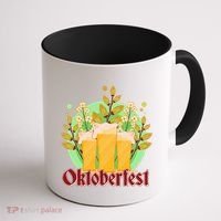 Boho Floral Oktoberfest Beers Coffee Mug thumb 1