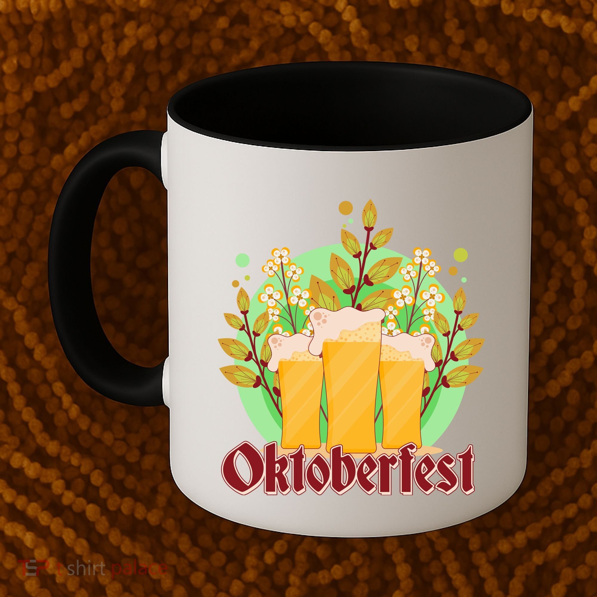Boho Floral Oktoberfest Beers Coffee Mug