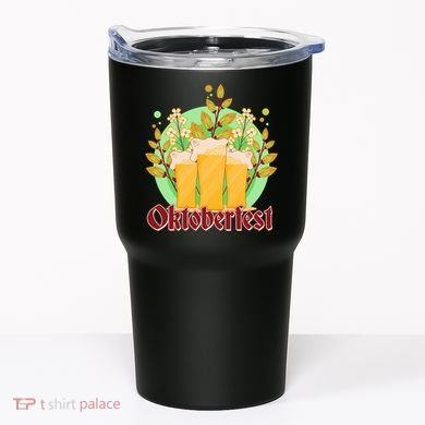 Boho Floral Oktoberfest Beers Tumbler