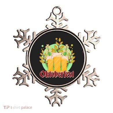 Boho Floral Oktoberfest Beers Ornament
