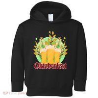 Boho Floral Oktoberfest Beers Toddler Hoodie thumb 0