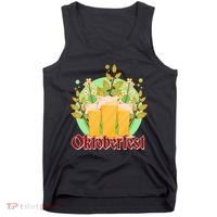 Boho Floral Oktoberfest Beers Tank Top thumb 0