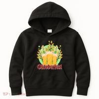 Boho Floral Oktoberfest Beers Kids Hoodie thumb 0