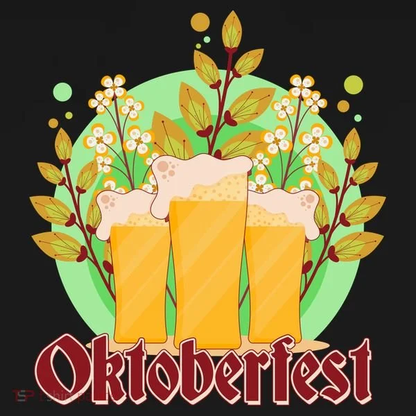 Boho Floral Oktoberfest Beers Tote Bag