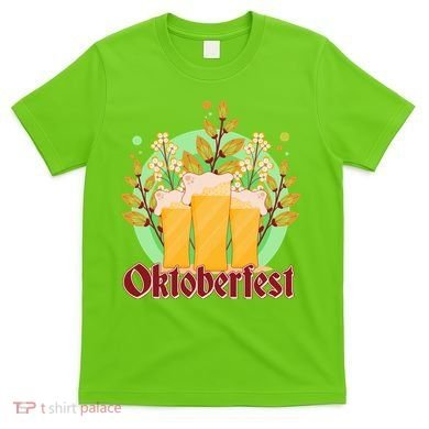 Boho Floral Oktoberfest Beers T-Shirt