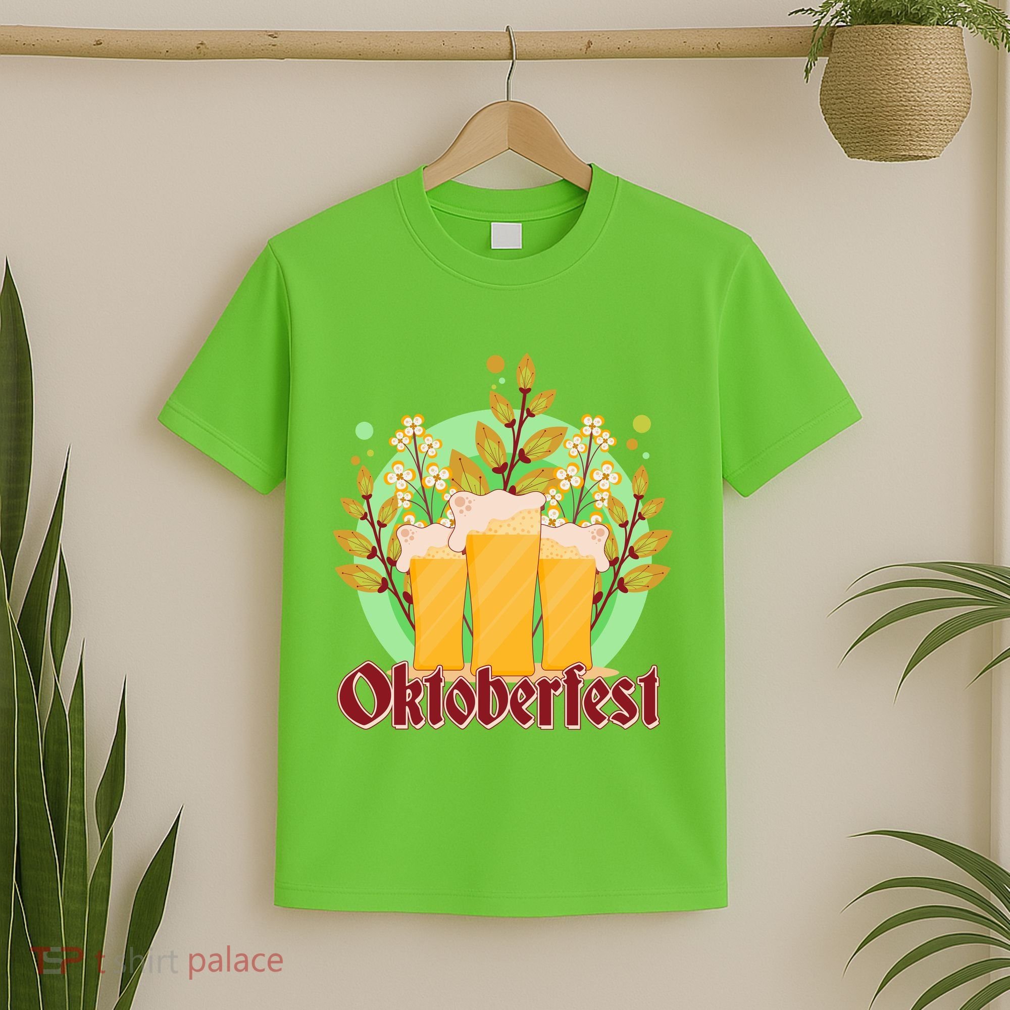 Boho Floral Oktoberfest Beers T-Shirt