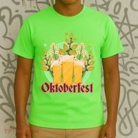Boho Floral Oktoberfest Beers T-Shirt thumb 3