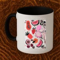 Boho Fruit Of The Spirit Fruit Bible Verse Jesus Christian Coffee Mug thumb 2