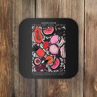 Boho Fruit Of The Spirit Fruit Bible Verse Jesus Christian Coaster thumb 0