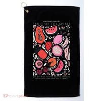 Boho Fruit Of The Spirit Fruit Bible Verse Jesus Christian Golf Towel thumb 0