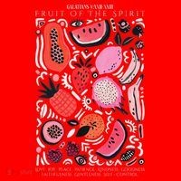 Boho Fruit Of The Spirit Fruit Bible Verse Jesus Christian Santa Hat thumb 1