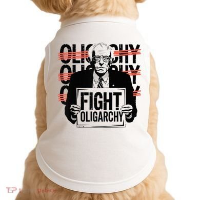 Bernie Fight Oligarchy Raglan Baseball Doggie Tank