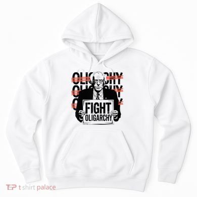 Bernie Fight Oligarchy Raglan Baseball Hoodie