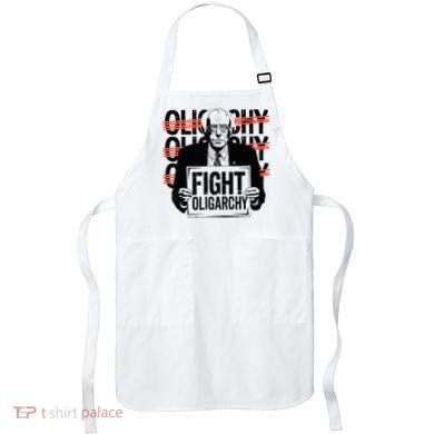 Bernie Fight Oligarchy Raglan Baseball Apron