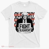 Bernie Fight Oligarchy Raglan Baseball T-Shirt thumb 0