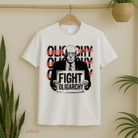 Bernie Fight Oligarchy Raglan Baseball T-Shirt thumb 2