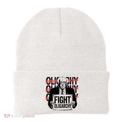 Bernie Fight Oligarchy Raglan Baseball Beanie