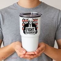 Bernie Fight Oligarchy Raglan Baseball Tumbler thumb 2