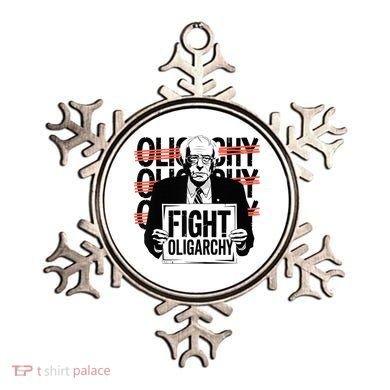 Bernie Fight Oligarchy Raglan Baseball Ornament